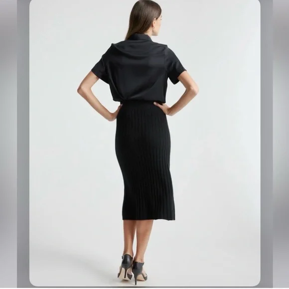 Quince Mongolian Cashmere Midi Skirt - Picture 6 of 13